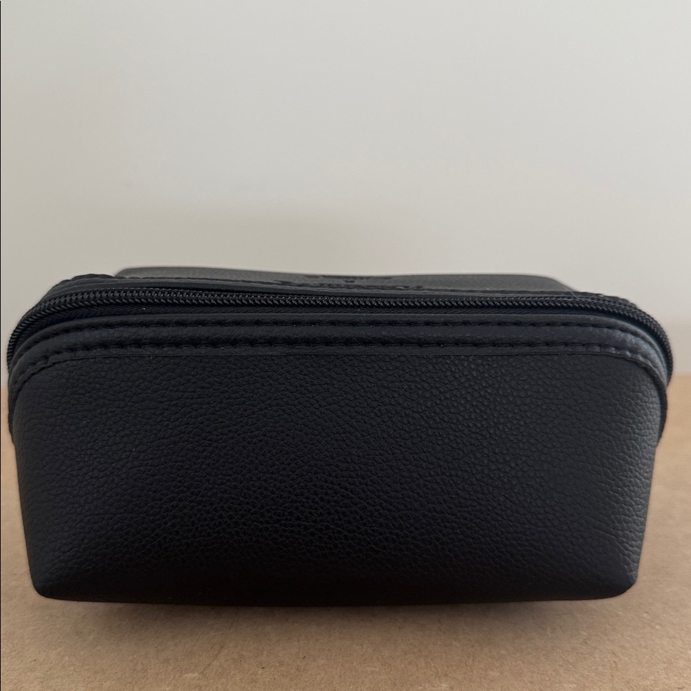 Shinola Black Leather Toiletry Bag - Picture 4 of 7